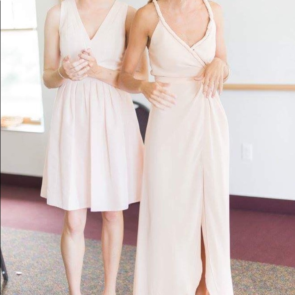 J. Crew Sophie dress in classic faille SHELL PINK